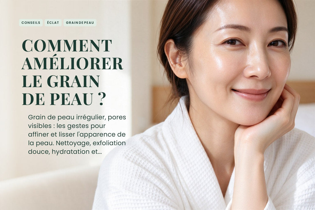 Comment améliorer le grain de peau ?