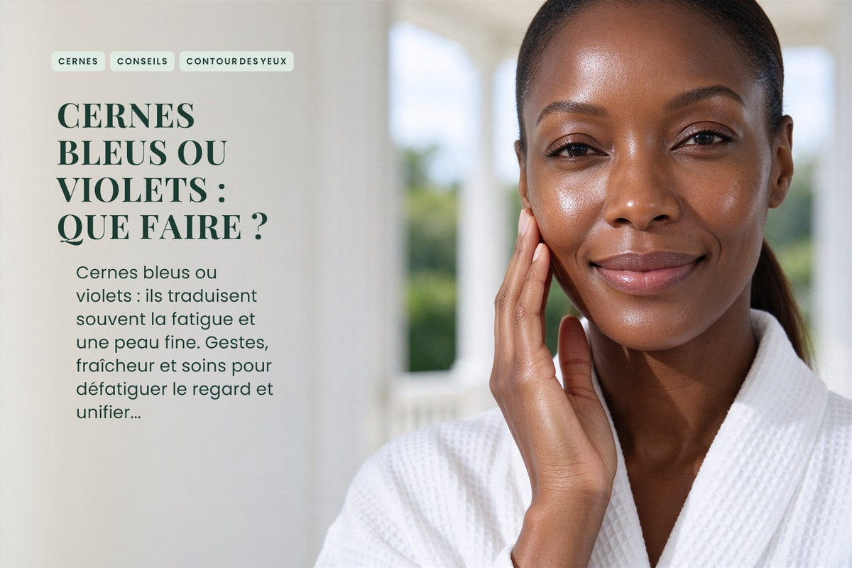 Cernes bleus ou violets : que faire ?