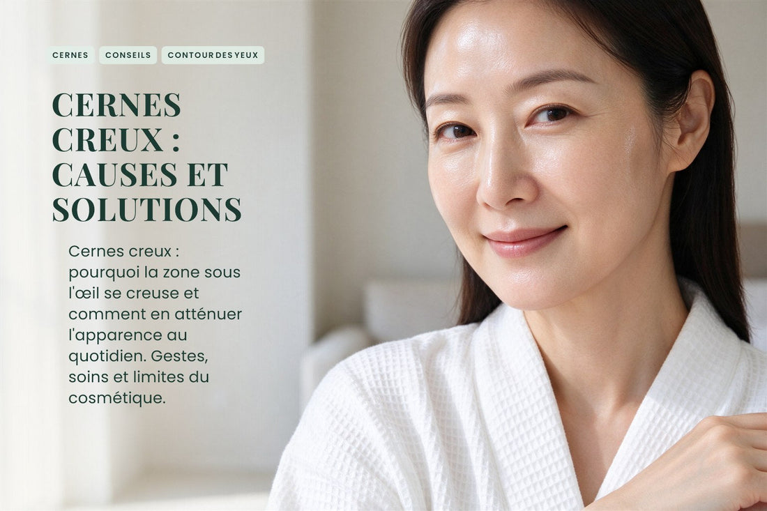 Cernes creux : causes et solutions