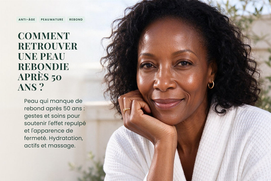 Comment retrouver une peau rebondie après 50 ans ?