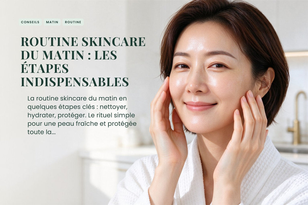 Routine skincare du matin : les étapes indispensables
