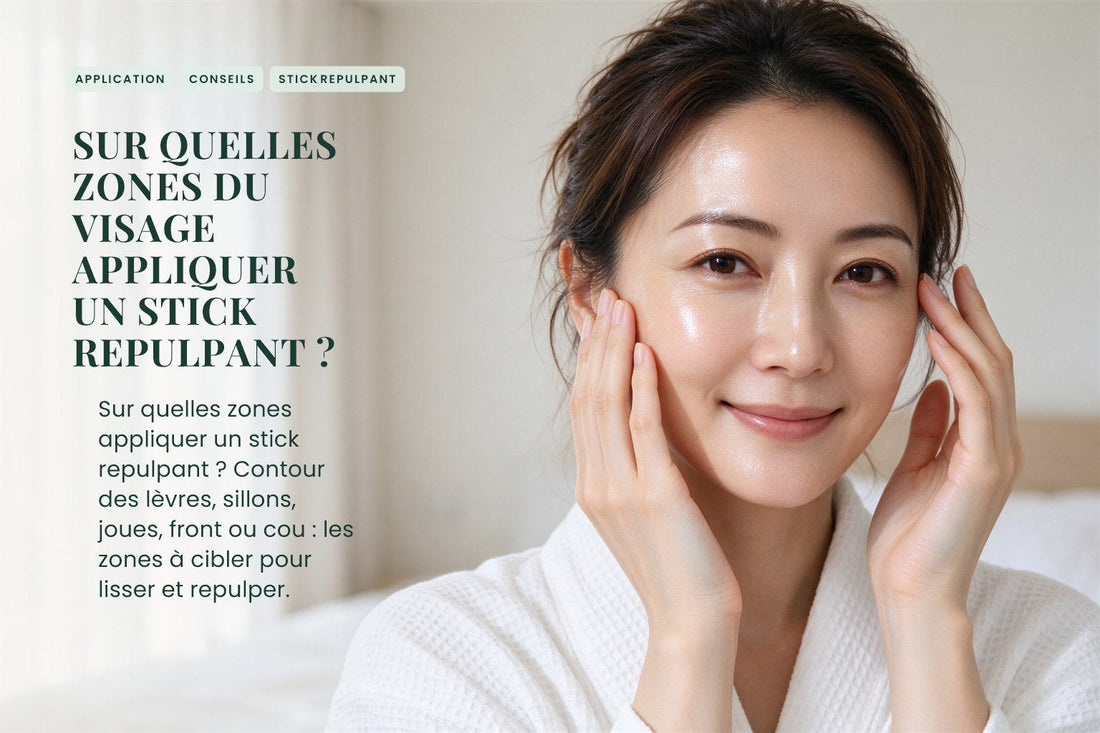 Sur quelles zones du visage appliquer un stick repulpant ?